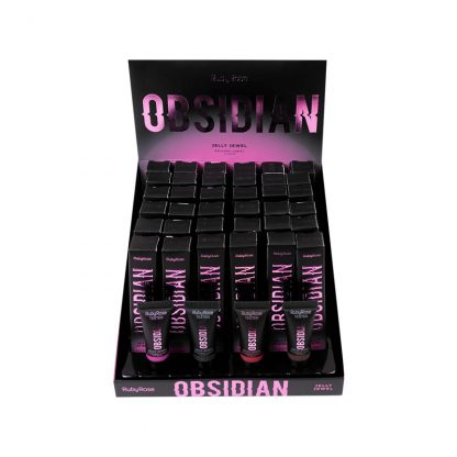 Lip Balm Jelly Jewell Obsidian Ruby Rose HB-7400 Atacado