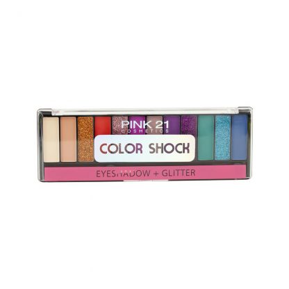 Paleta de Sombras Color Shock Cor 1 Pink 21 CS-3486-1