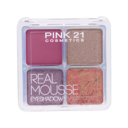 Paleta de Sombras Real Mousse Cor 1 Pink 21 CS-4274-1