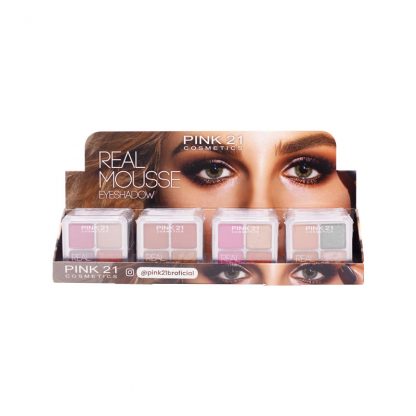 Paleta de Sombras Real Mousse Pink 21 CS-4274 Atacado