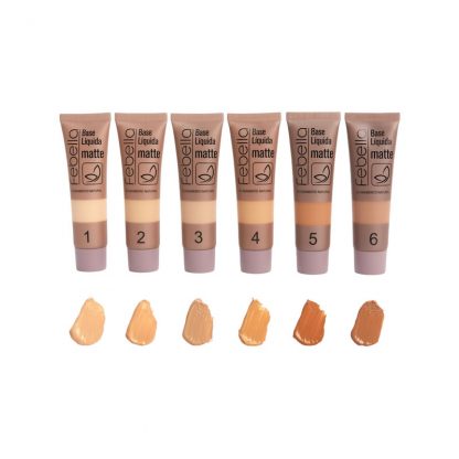 Base Líquida Matte Smooth Feeling Febella BB-5041 Kit