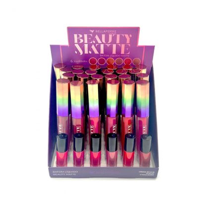 Batom Líquido Beauty Matte Bella Femme BF-10138 Atacado