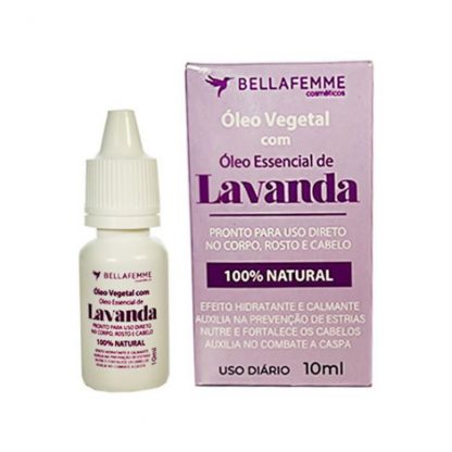 Óleo Vegetal Com Óleo Essencial de Lavanda Bella Femme BF-10165