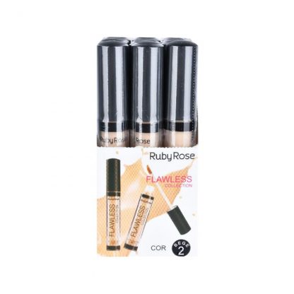 Corretivo Líquido Flawless Bege 2 Ruby Rose HB-8080-B2 Atacado