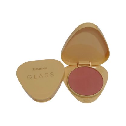 Blush Compacto Glass Cor GB40 Ruby Rose HB-6120-GB40