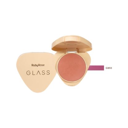 Blush Compacto Glass Cor GB50 Ruby Rose HB-6120-GB50