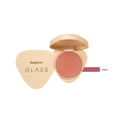 Blush Compacto Glass Cor GB60 Ruby Rose HB-6120-GB60