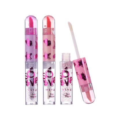 Duo Lip Gloss Mágico Só Vai de Vivai V-3140 Kit