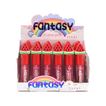 Lip Gloss Glitter Fantasy Vivai V-3249 Atacado