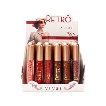 Gloss Labial Retrô Vivai V-3252 Atacado