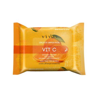 Lenço de Limpeza Facial Vit C Vivai V-5057