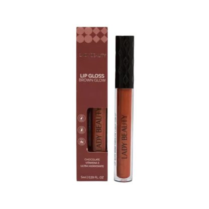 Lip Gloss Brown Glow Lady Beauty