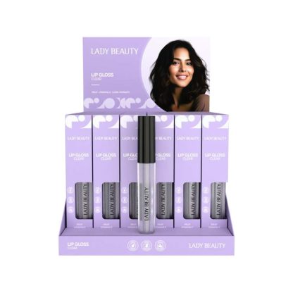 Lip Gloss Clear Lady Beauty Atacado