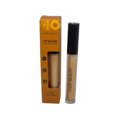 Lip Gloss Gold Glow Lady Beauty