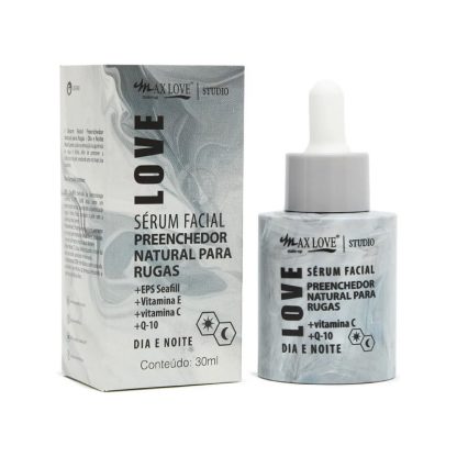 Sérum Facial Preenchedor Natural Para Rugas Max Love