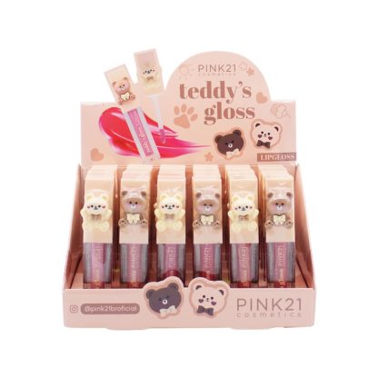 Lip Gloss Teddy's Pink 21 CS-5108 Atacado