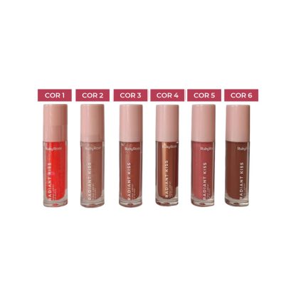 Gloss Labial Radiant Kiss Ruby Rose HB-L6400 Kit