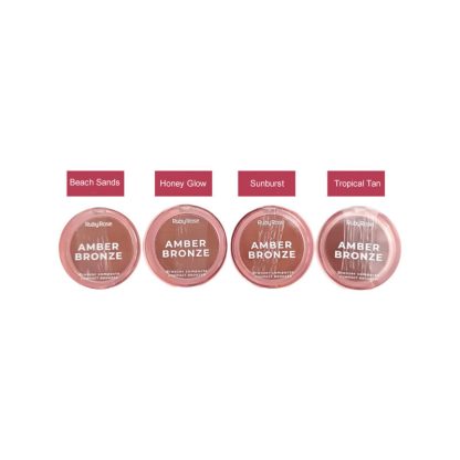 Bronzer Compacto Amber Bronzer Ruby Rose HB-M202-A Kit