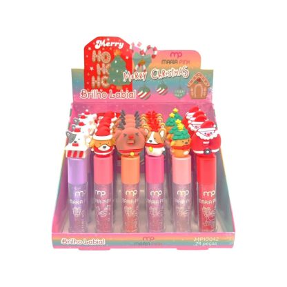 Brilho Labial Merry Christmas Maria Pink MP-10042 Atacado