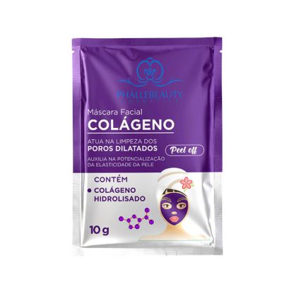 Máscara Facial Peel Off Colágeno Phallebeauty PH-0516