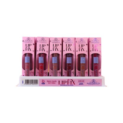 Batom Líquido Lip Fix Phallebeauty PH-0878 Atacado