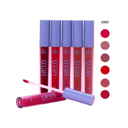 Batom Líquido Lip Fix Phallebeauty PH-0878 Kit