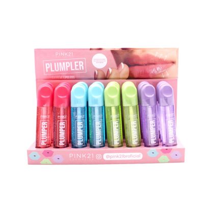 Lip Gloss Plumper Pink 21 CS-4937 Atacado