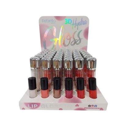 Lip Gloss 3D Febella LG-40534-A Atacado