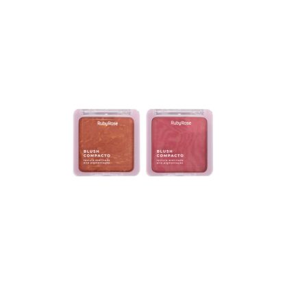 Blush Compacto Ruby Rose HB-6121-G1 Kit B