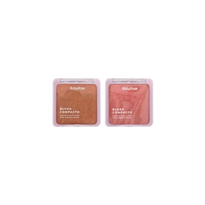 Blush Compacto Ruby Rose HB-6121-G2-B Kit B