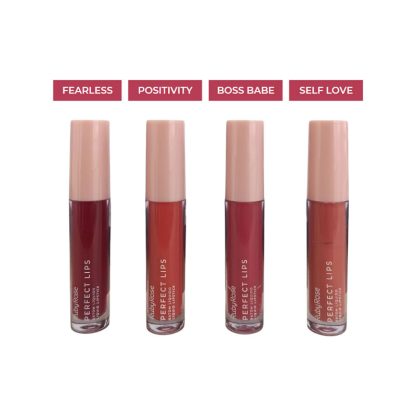 Batom Líquido Perfect Lips Ruby Rose HB-L6200-G1 Kit