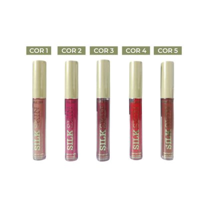 Batom Líquido Confort Lips Silk Skin Ruby Rose HB-L6201-G1 Kit