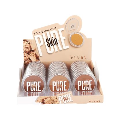 Pó Compacto Pure Skin Vivai V-1211-2 Atacado