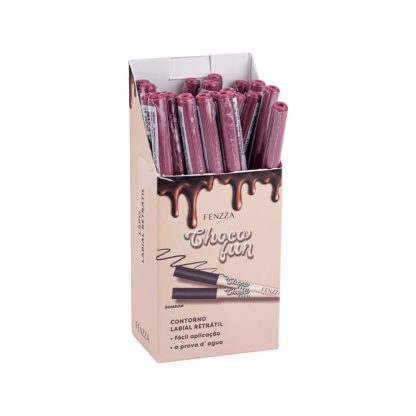 Lápis Labial Retrátil Bombom Choco Fun Fenzza FZ-27007 Atacado