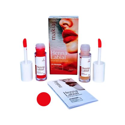 Henna Labial Vermelho Makiaj
