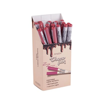 Lápis Labial Retrátil Dolce Choco Fun Fenzza FZ-27005 Atacado