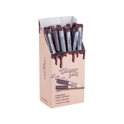 Lápis Labial Retrátil Tiramissu Choco Fun Fenzza FZ-27008 Atacado