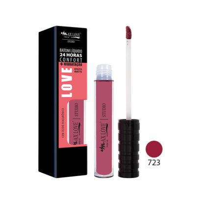 Batom Líquido 24h Confort + Hidratação Cor 723 Max Love