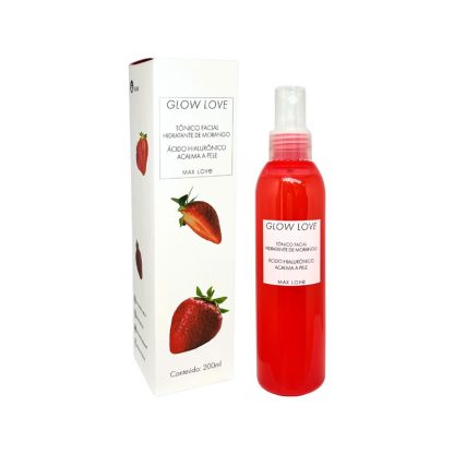 Tônico Facial Hidratante Morango Glow Love Max Love